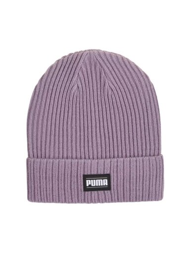 Puma Ribbed Classic Cuff Beanie žieminė kepurė šviesiai violetinė