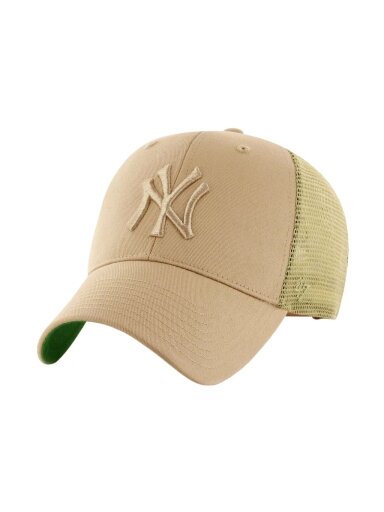 '47 kepurė su snapeliu New York Yankees Branson, smėlinė / chaki, B-BRANS17CTP-KH