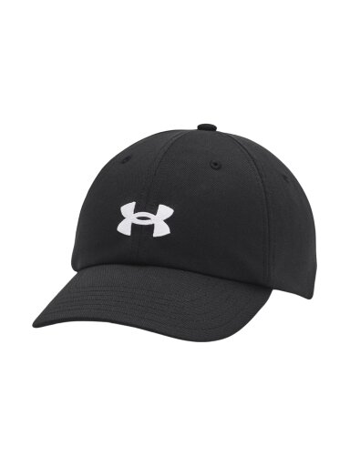 Under Armour Blitzing Adj OSFM moterims juoda kepurė su snapeliu