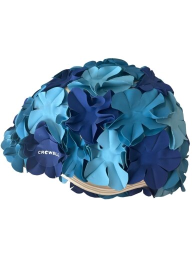 Crowell Kwiaty Flower plaukimo kepuraitė, mėlyna, kol.3