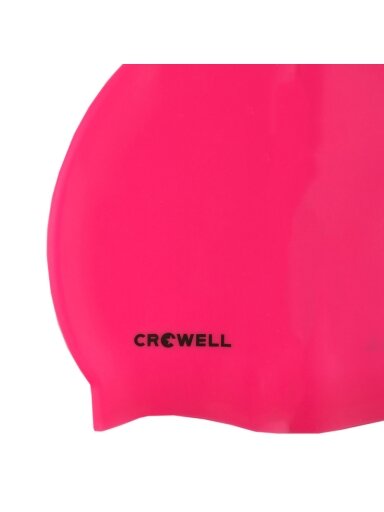Crowell Mono Breeze silikoninė plaukimo kepuraitė, 3 spalva, rožinė Crowell Mono Breeze silikoninė plaukimo kepuraitė, 3 spalva, rožinė