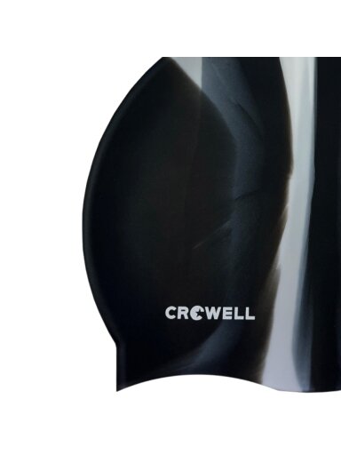 Crowell Multi Flame siliconinis plaukimo kepuraitė juodai kamuolys col.11 Crowell Multi Flame siliconinis plaukimo kepuraitė juodai kamuolys col.11