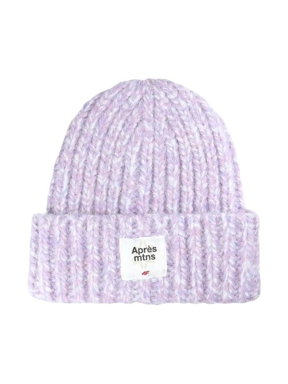 4F moterų kepurė F572 violetinė melanžinė 4FWAW25ACAPF572 51M 4F moterų kepurė F572 violetinė melanžinė 4FWAW25ACAPF572 51M