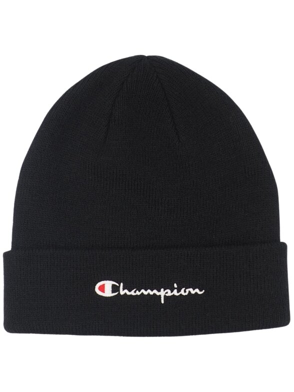 Champion Beanie kepuraitė vaikams, juoda 806070 KK001 Champion Beanie kepuraitė vaikams, juoda 806070 KK001
