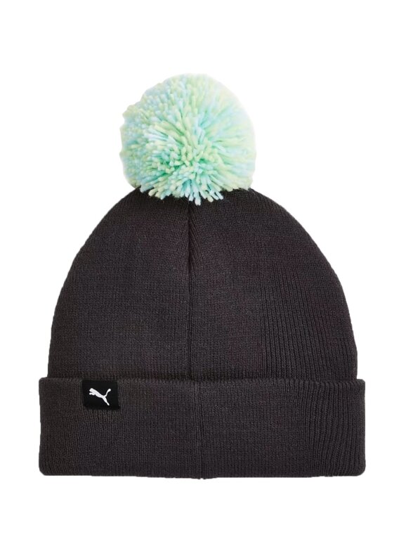 Puma Mixmatch Pom Pom vaikiška kepurė juoda 024798 01 1 Puma Mixmatch Pom Pom vaikiška kepurė juoda 024798 01 1