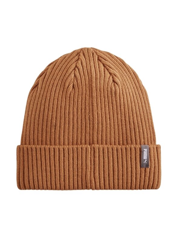Puma Classic Cuff Beanie kepurė šviesiai ruda 1 Puma Classic Cuff Beanie kepurė šviesiai ruda 1
