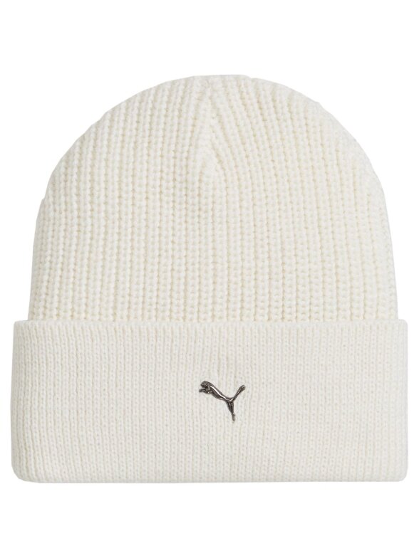 Puma Metal Cat Beanie kepurėlė balta 024874 02 Puma Metal Cat Beanie kepurėlė balta 024874 02