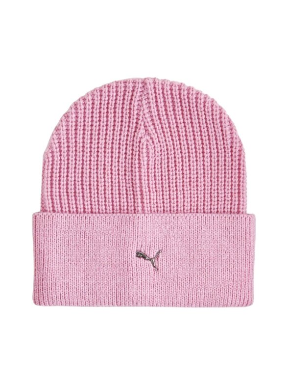 Puma Metal Cat Beanie šilta kepurė šviesiai rožinė