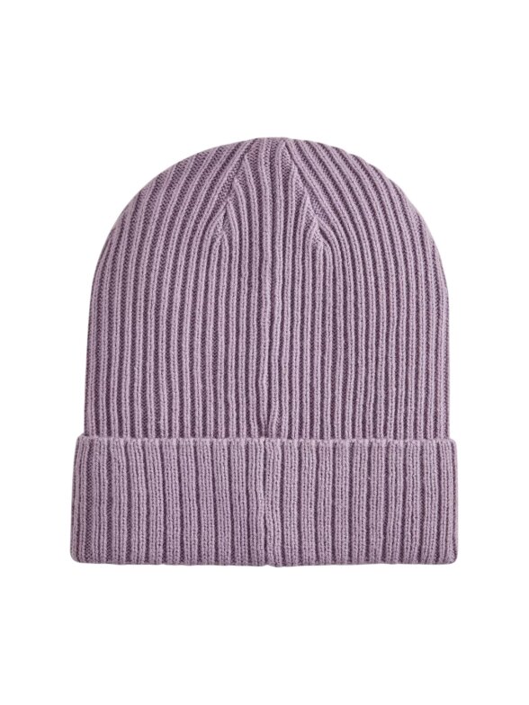Puma Ribbed Classic Cuff Beanie žieminė kepurė šviesiai violetinė 1