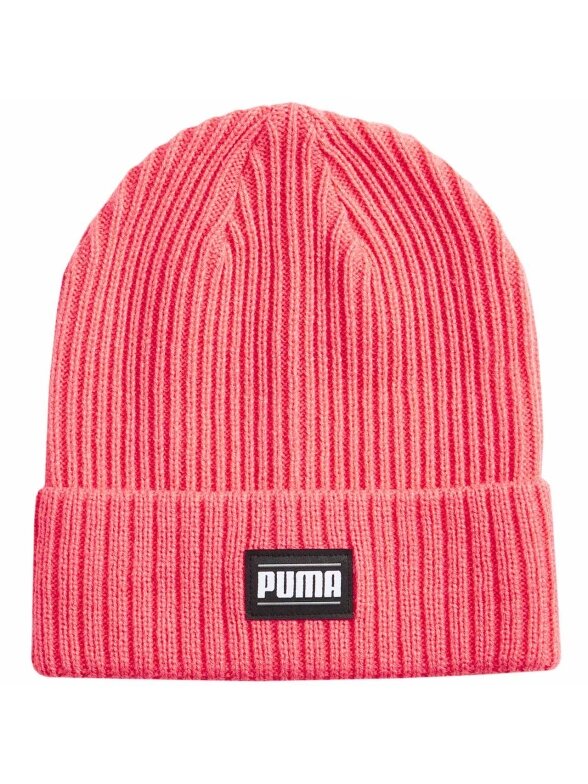 Puma Ribbed Classic Cuff Beanie rožinė 024038 08