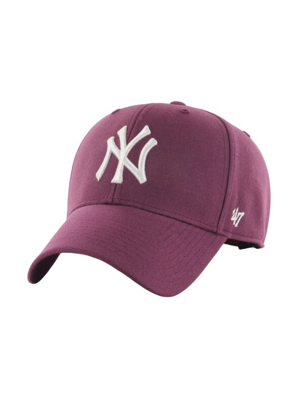 '47 New York Yankees MVP Snapback Cap Plum B-MVPSP17WBP-PJ