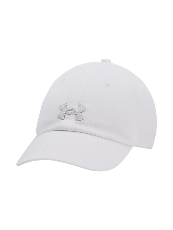 Under Armour Blitzing Adj OSFM moterims balta kepurė su snapeliu 1376705 100 1