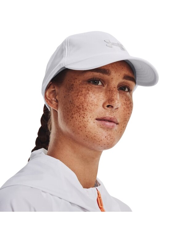 Under Armour Blitzing Adj OSFM moterims balta kepurė su snapeliu 1376705 100