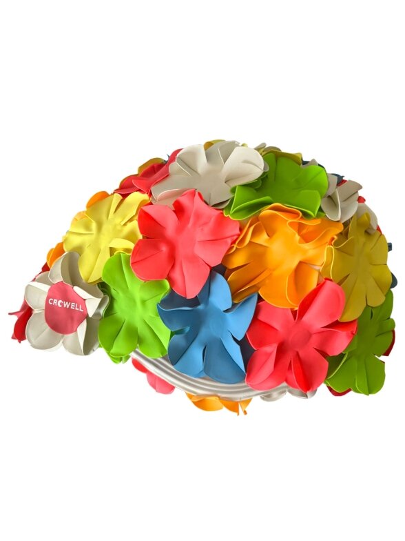 Crowell Kwiaty Flower plaukimo kepuraitė, spalvinga, kol.6 Crowell Kwiaty Flower plaukimo kepuraitė, spalvinga, kol.6