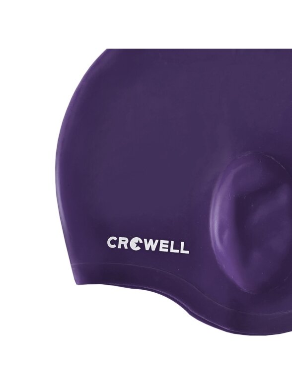 Crowell Ucho Bora plaukimo kepuraitė, violetinė, 6 spalva 1 Crowell Ucho Bora plaukimo kepuraitė, violetinė, 6 spalva 1