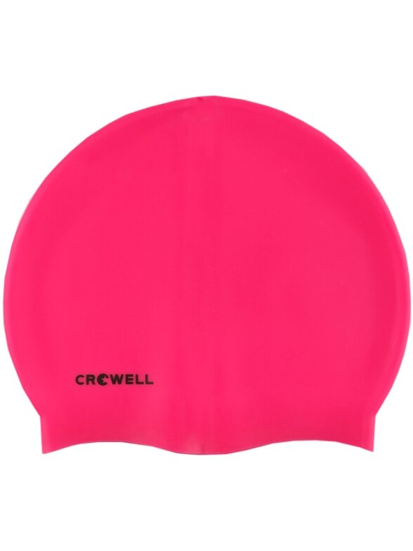 Crowell Mono Breeze silikoninė plaukimo kepuraitė, 3 spalva, rožinė