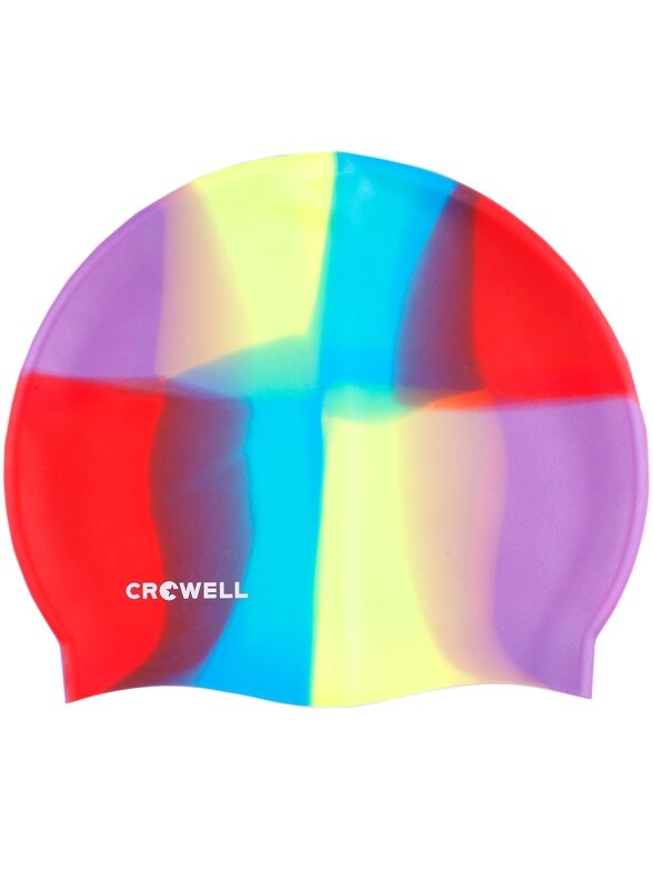 Crowell Multi Flame silikoninė plaukimo kepuraitė, 10 spalvos Crowell Multi Flame silikoninė plaukimo kepuraitė, 10 spalvos