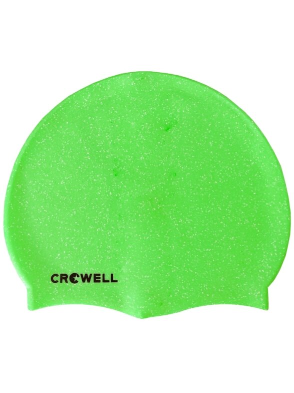 Crowell Recycling Pearl silikoninė plaukimo kepuraitė, šviesiai žalia, 8 spalva Crowell Recycling Pearl silikoninė plaukimo kepuraitė, šviesiai žalia, 8 spalva