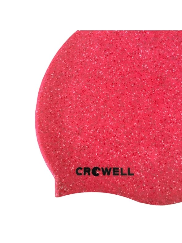 Crowell Recycling Pearl silikoninė plaukimo kepuraitė, rožinė, 3 spalva 1