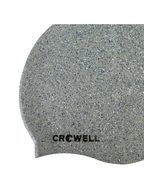 Crowell Recycling Pearl silikoninė plaukimo kepuraitė, sidabrinė, 2 spalva 1