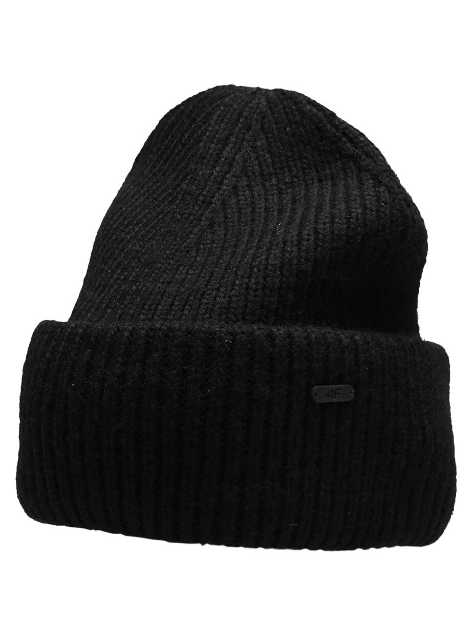 Moteriška kepurė 4F giliai juoda H4Z22 CAD005 20S Moteriška kepurė 4F giliai juoda H4Z22 CAD005 20S