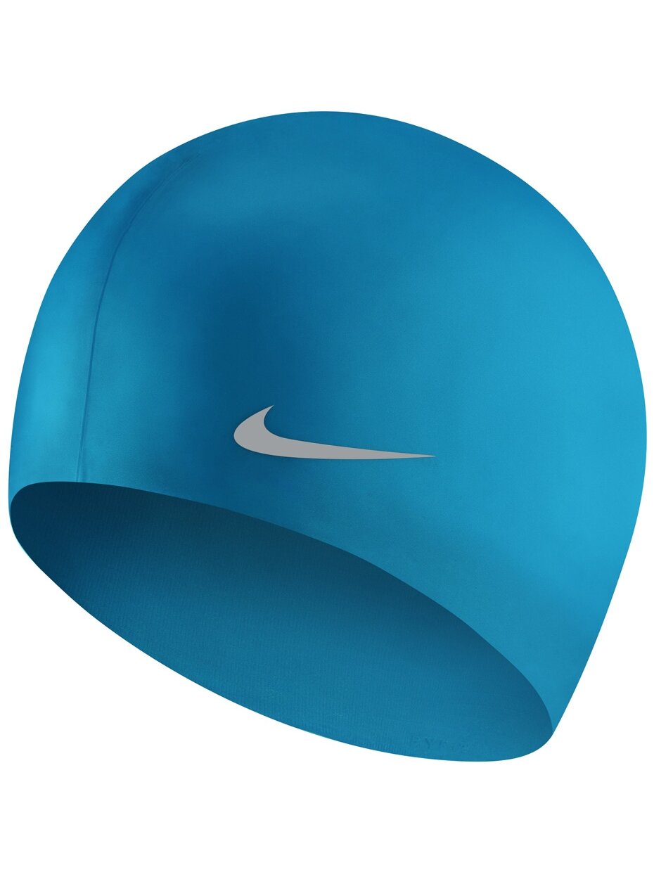 Nike Os Solid Junior plaukimo kepuraitė, mėlyna TESS0106-458 Nike Os Solid Junior plaukimo kepuraitė, mėlyna TESS0106-458