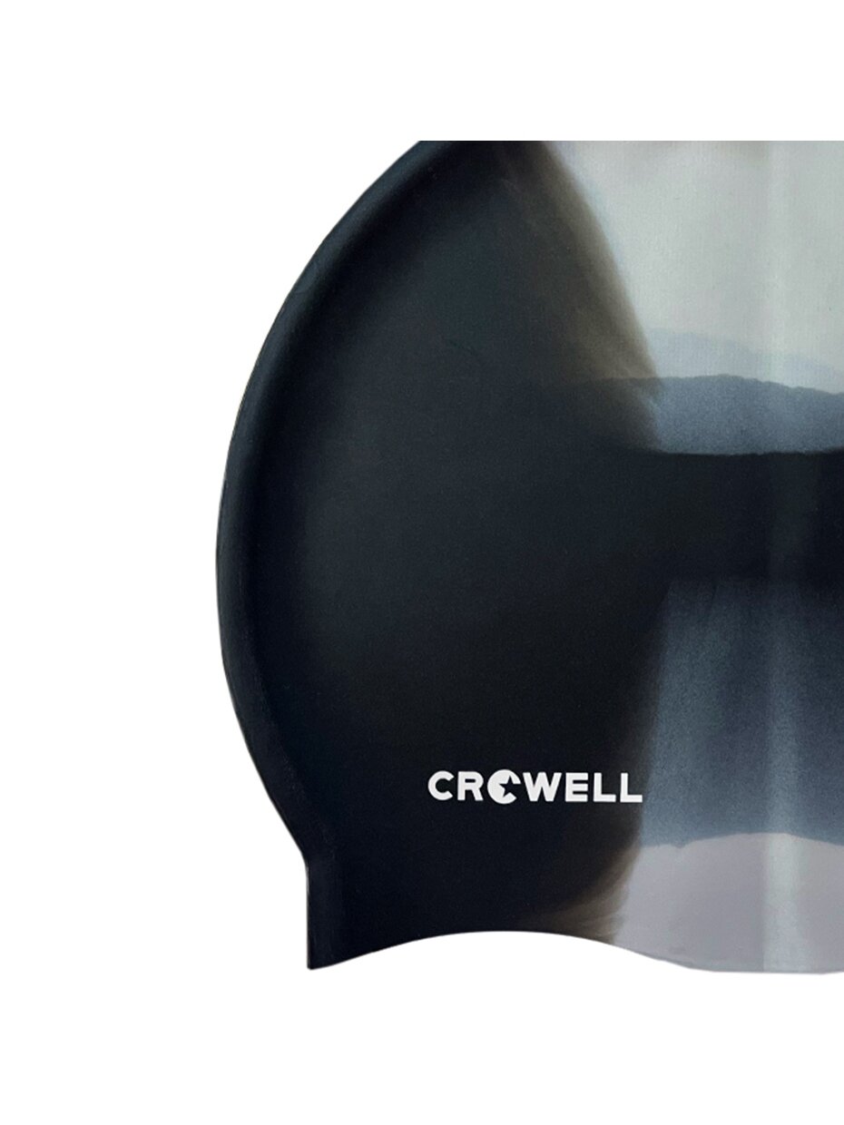 Crowell Multi Flame silikoninė plaukimo kepuraitė, juoda ir pilka, 16 1 Crowell Multi Flame silikoninė plaukimo kepuraitė, juoda ir pilka, 16 1