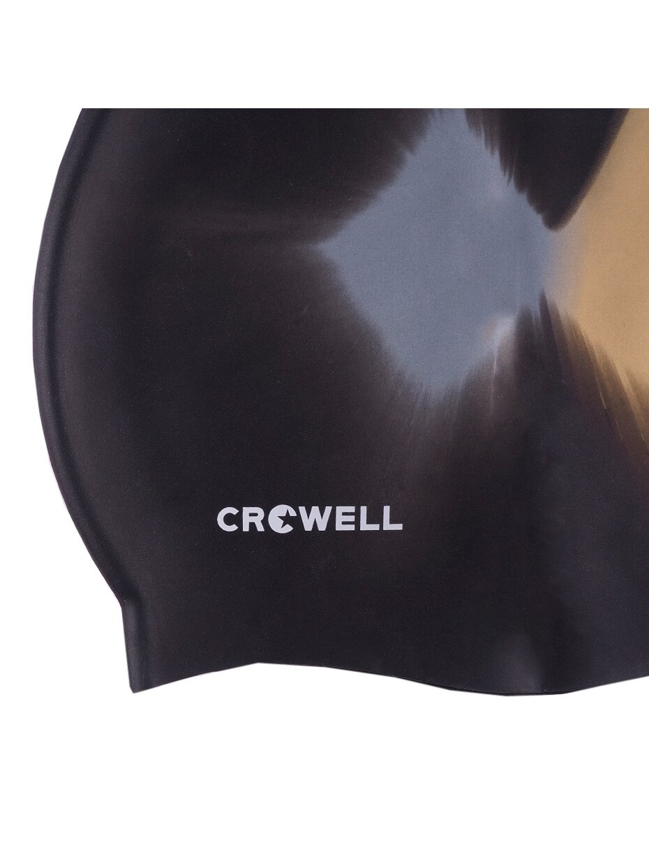 Crowell Multi Flame silikoninė plaukimo kepuraitė, juoda, kol.08 1
