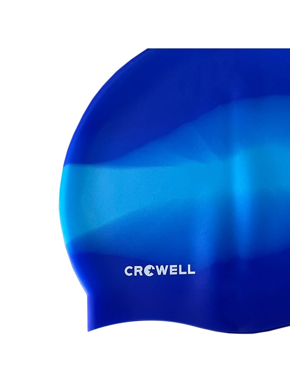 Crowell Multi Flame silikoninė plaukimo kepuraitė, mėlyna, spalva 18 1