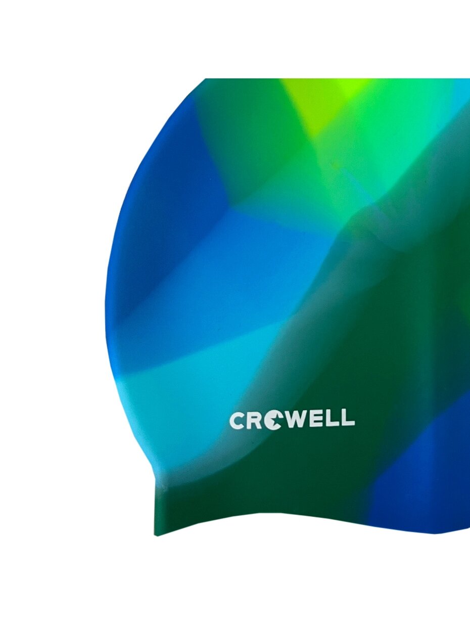Crowell Multi Flame silikoninė plaukimo kepuraitė, žalia ir mėlyna, spalva 20 1 Crowell Multi Flame silikoninė plaukimo kepuraitė, žalia ir mėlyna, spalva 20 1