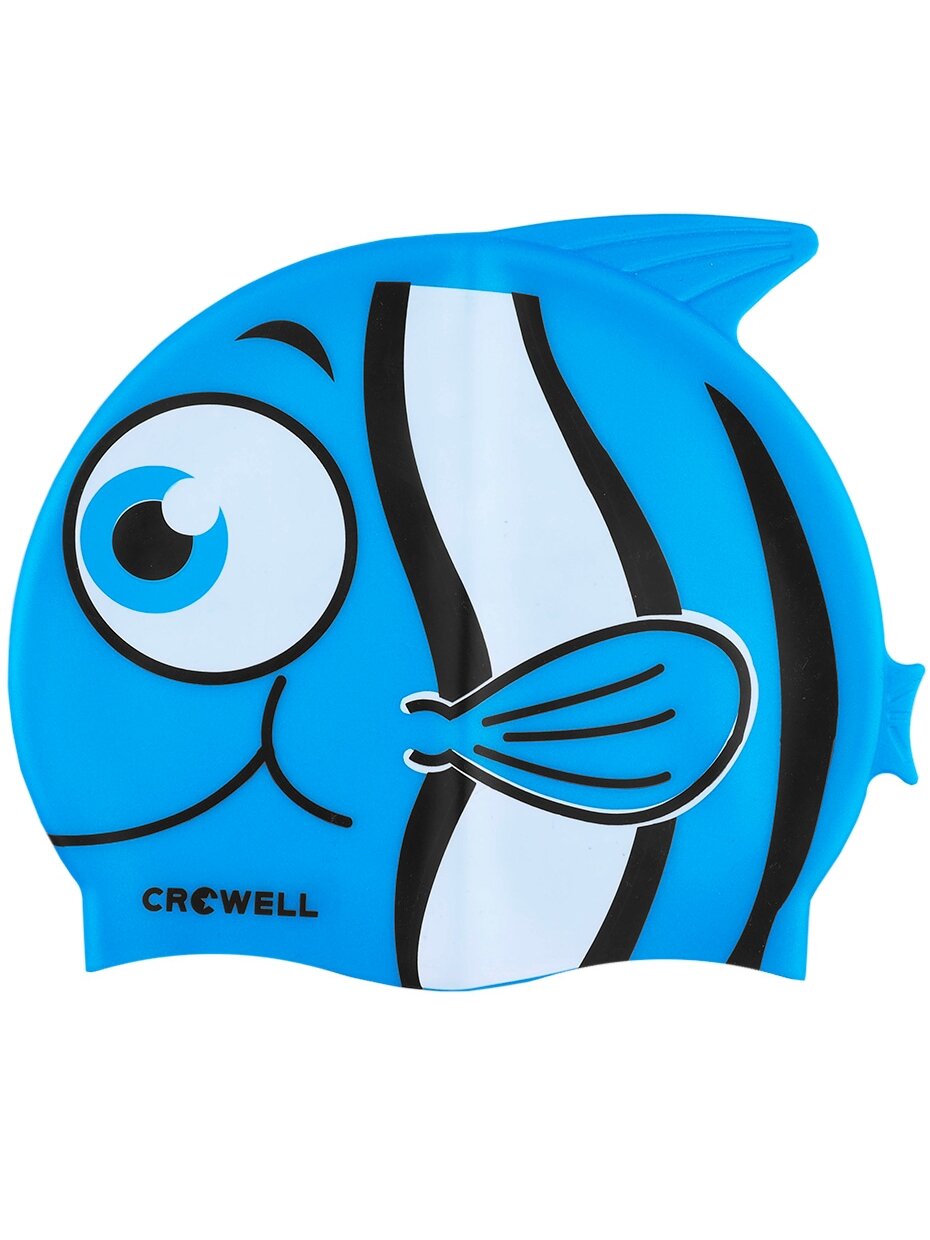 Crowell Nemo Jr. Silikoninė plaukimo kepuraitė vaikams, mėlyna