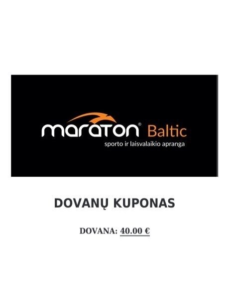 Dovanų kuponas 40 Eur Dovanų kuponas 40 Eur