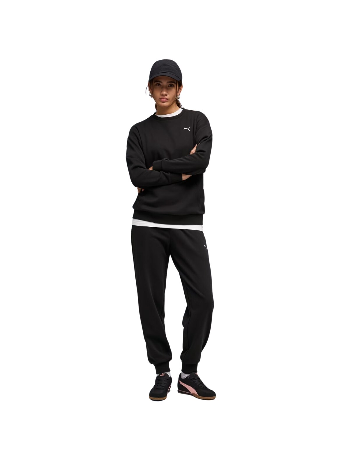 Puma Relaxed Sweat Suit sportinis kostiumas moterims juodas 691900 01 Puma Relaxed Sweat Suit sportinis kostiumas moterims juodas 691900 01
