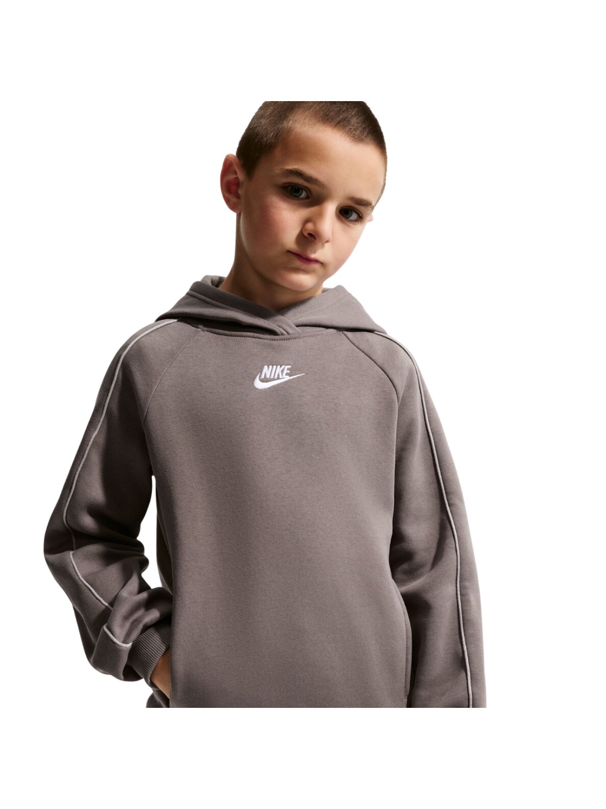 Nike Sportswear Club Fleece sportiniai kostiumai vaikams, pilki HQ9318 289 2 Nike Sportswear Club Fleece sportiniai kostiumai vaikams, pilki HQ9318 289 2