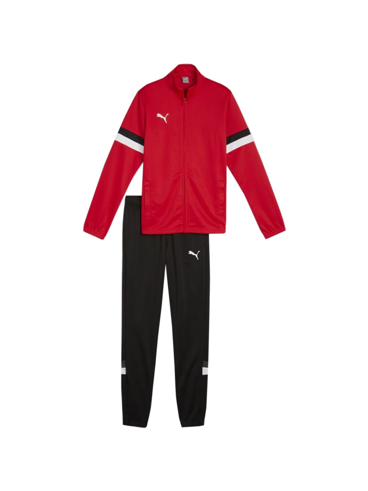 Puma Team Rise vaikiškas treningas raudonos ir juodos spalvos 658655 01 Puma Team Rise vaikiškas treningas raudonos ir juodos spalvos 658655 01