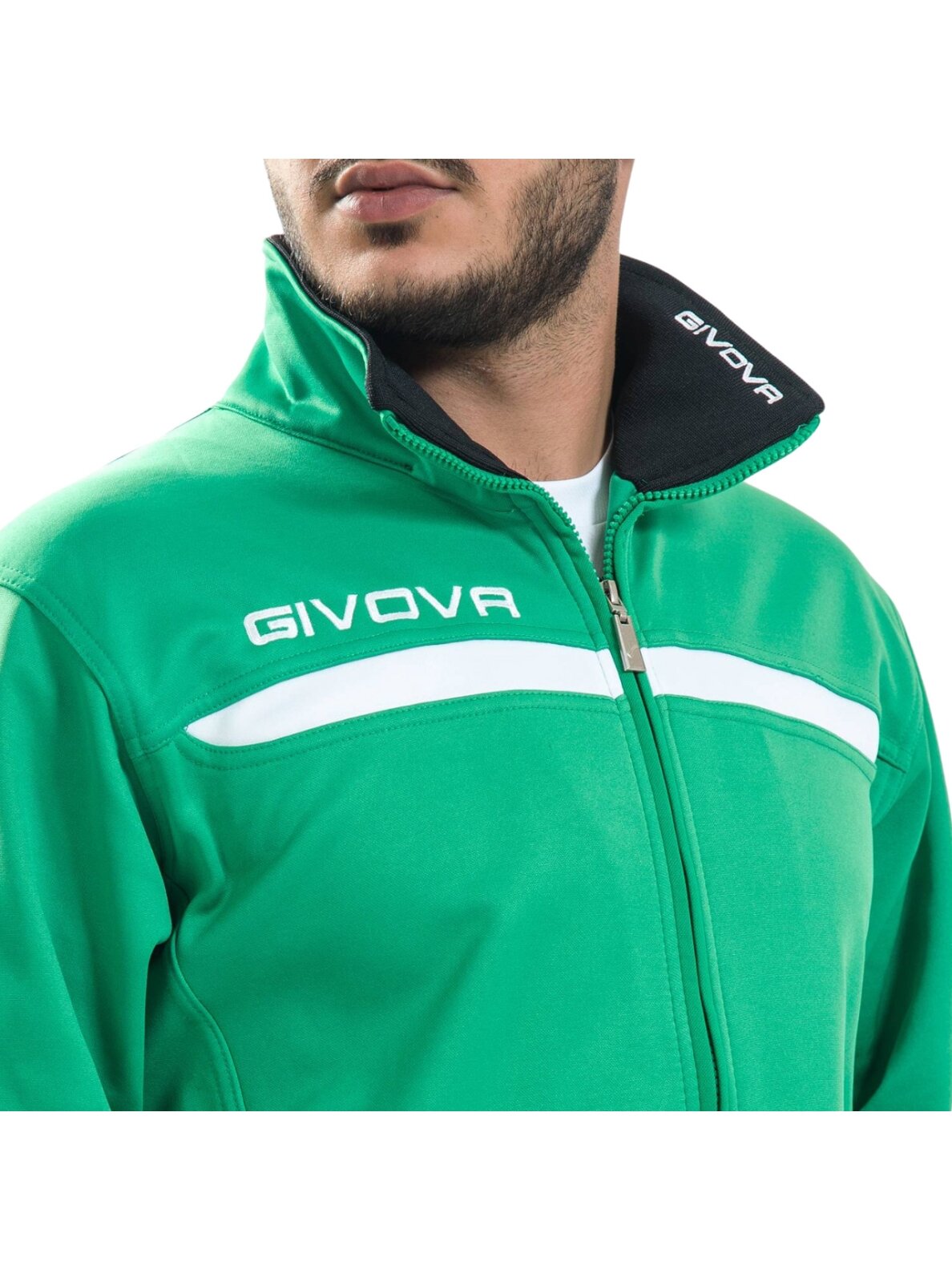 Givova Tuta sportinis kostiumas Givova One žalias ir juodas TT012 1310 2 Givova Tuta sportinis kostiumas Givova One žalias ir juodas TT012 1310 2