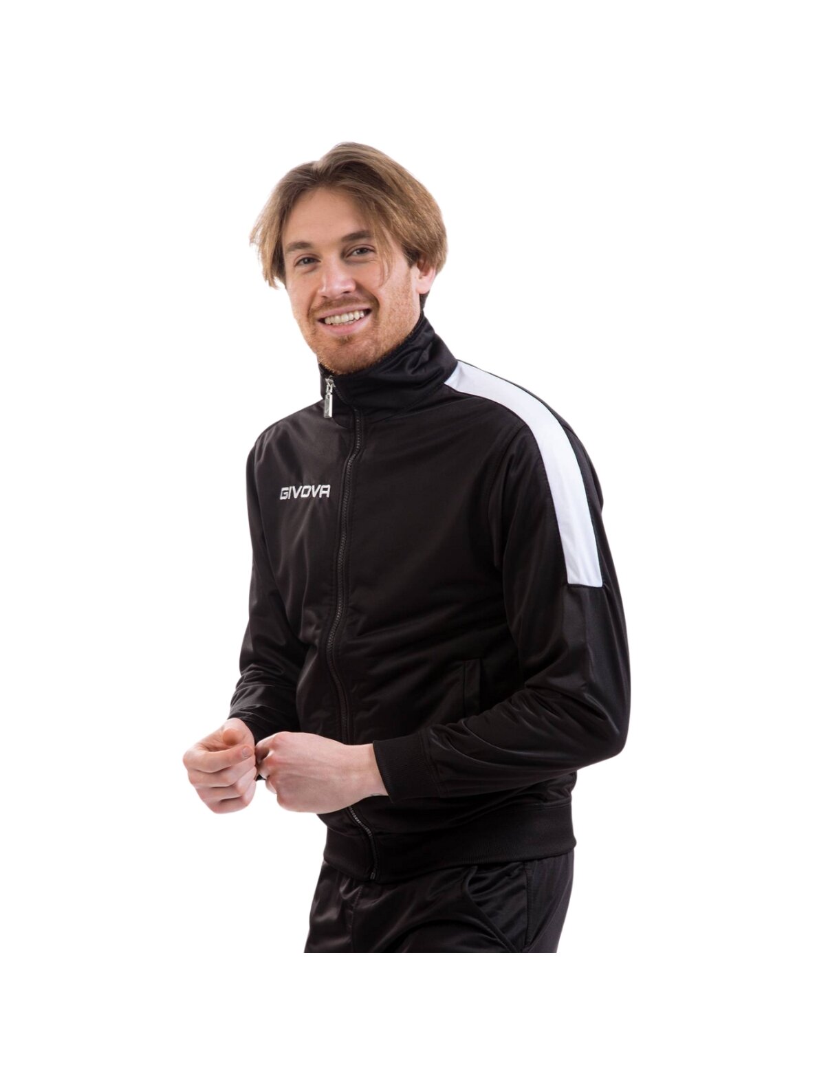 Givova Tuta Revolution sportinis kostiumas juodai baltas TR033 1003 2