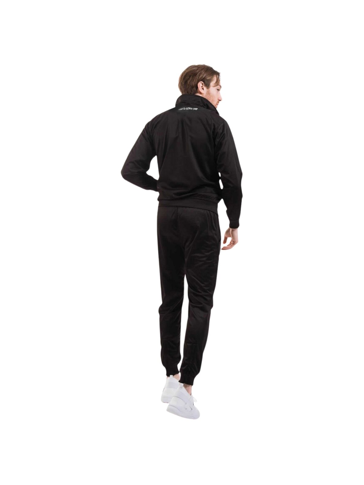 Givova Tuta Visa Black juoda-balta vyrams 1 Givova Tuta Visa Black juoda-balta vyrams 1