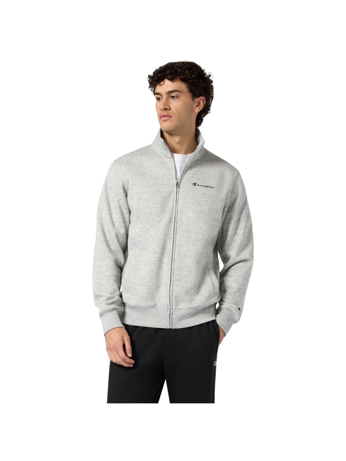 Vyriškas sportinis kostiumas Champion Sweatsuit juodos ir pilkos spalvos 221786 EM021 4 Vyriškas sportinis kostiumas Champion Sweatsuit juodos ir pilkos spalvos 221786 EM021 4
