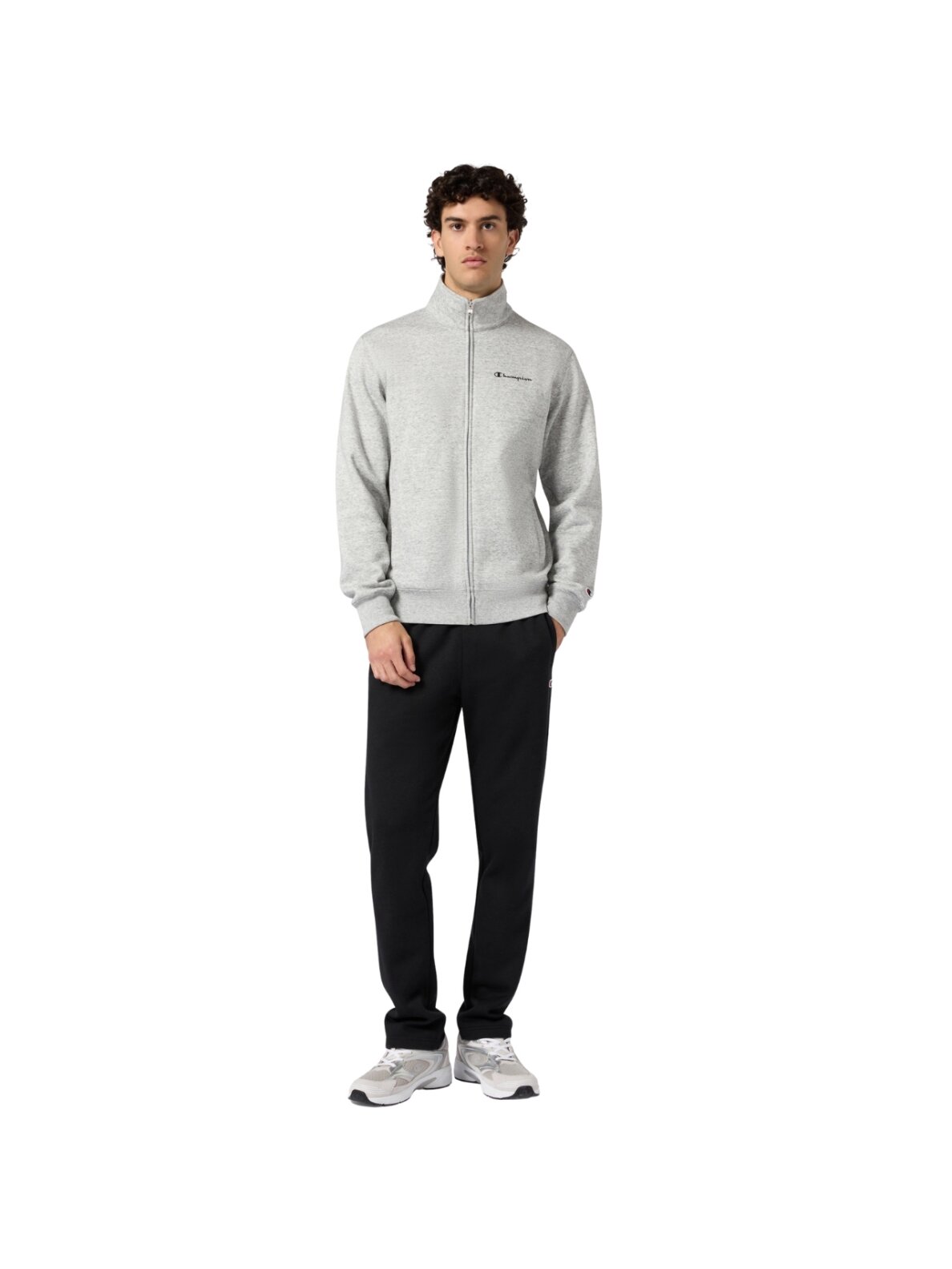 Vyriškas sportinis kostiumas Champion Sweatsuit juodos ir pilkos spalvos 221786 EM021