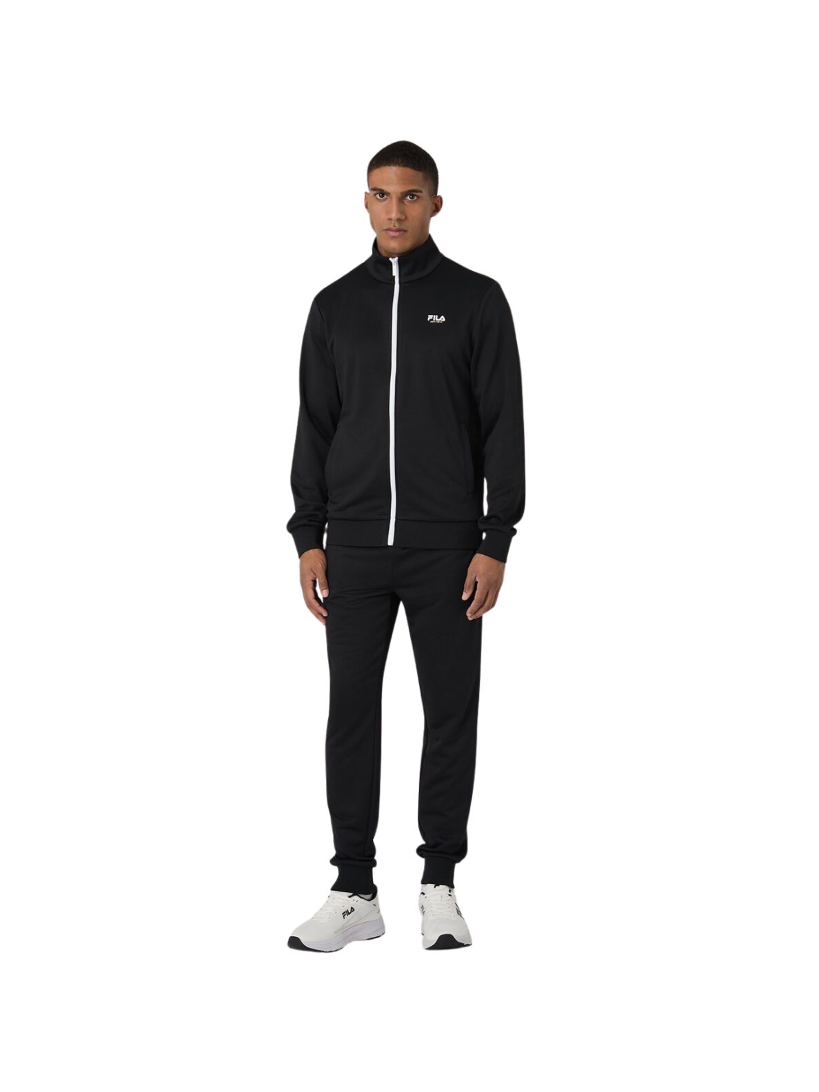 Fila Saluzzo vyriškas sportinis kostiumas juodas FAM1135 80010 Fila Saluzzo vyriškas sportinis kostiumas juodas FAM1135 80010