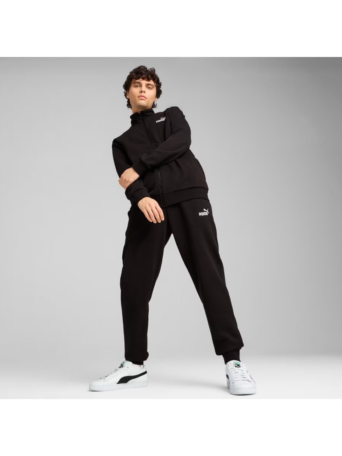 Puma ESS Sweat Suit vyrams sportinis kostiumas juodas 684848 01 4