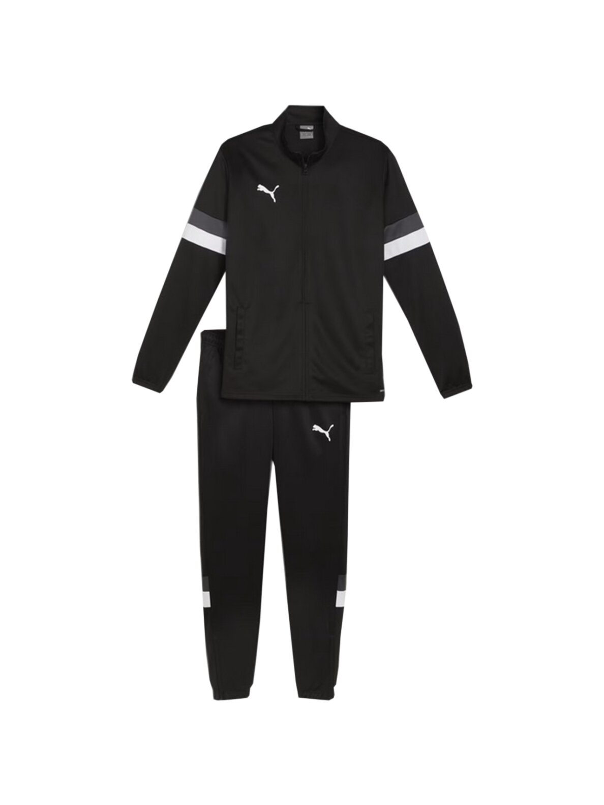 Puma Team Rise vyriškas sportinis kostiumas juodas 658653 03 Puma Team Rise vyriškas sportinis kostiumas juodas 658653 03