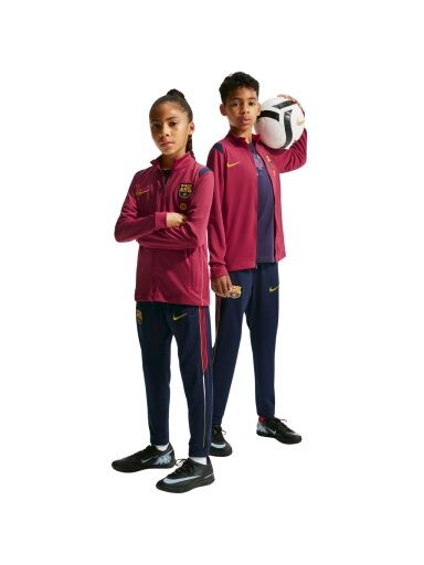 Nike FC Barcelona Academy Pro vaikiškas sportinis kostiumas, bordinis-tamsiai mėlynas, II1692 621