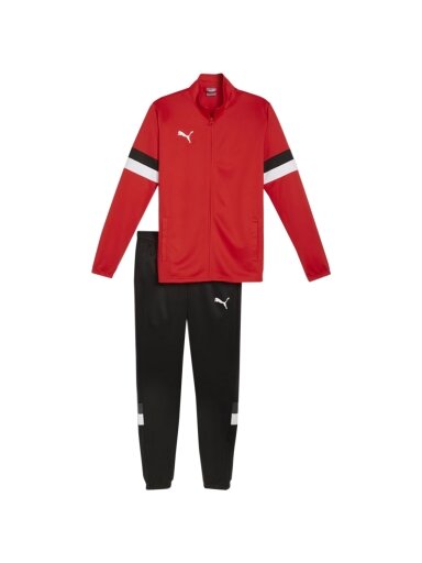 Puma Team Rise vyriškas sportinis kostiumas raudonos ir juodos spalvos 658653 01