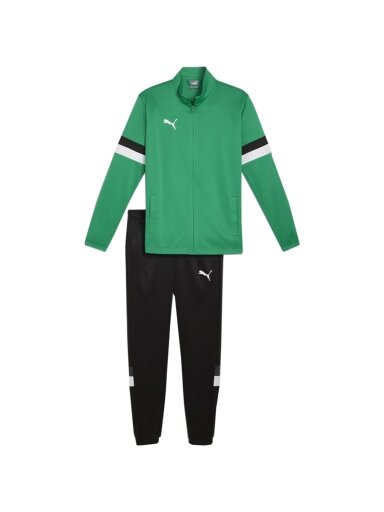 Puma Team Rise vyriškas sportinis kostiumas žalias ir juodas 658653 05