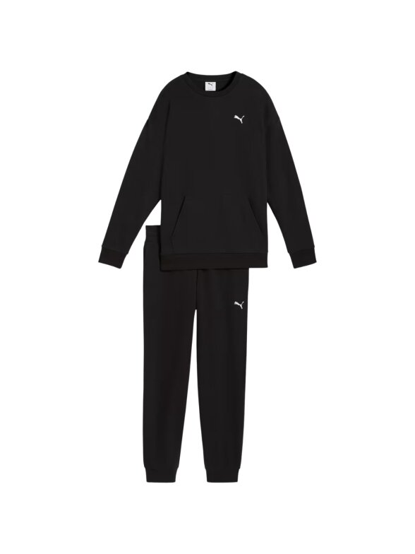 Puma Relaxed Sweat Suit sportinis kostiumas moterims juodas 691900 01 1