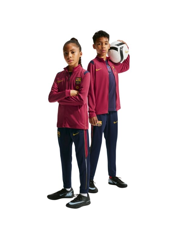 Nike FC Barcelona Academy Pro vaikiškas sportinis kostiumas, bordinis-tamsiai mėlynas, II1692 621