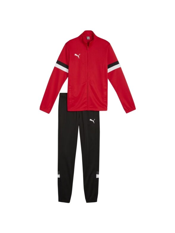 Puma Team Rise vaikiškas treningas raudonos ir juodos spalvos 658655 01
