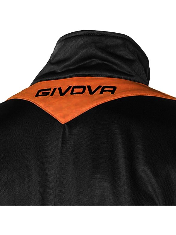 Givova Tuta Visa Fluo sportinis kostiumas juodos ir oranžinės spalvos TR018F 1028 3 Givova Tuta Visa Fluo sportinis kostiumas juodos ir oranžinės spalvos TR018F 1028 3